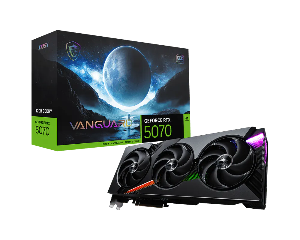 GeForce RTX™ 5070 12G VANGUARD SOC