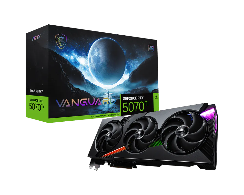 GeForce RTX™ 5070 Ti 16G VANGUARD SOC