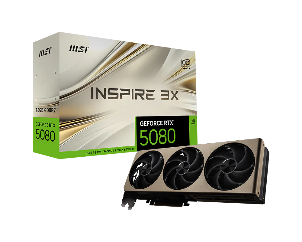 GeForce RTX™ 5080 16G INSPIRE 3X OC