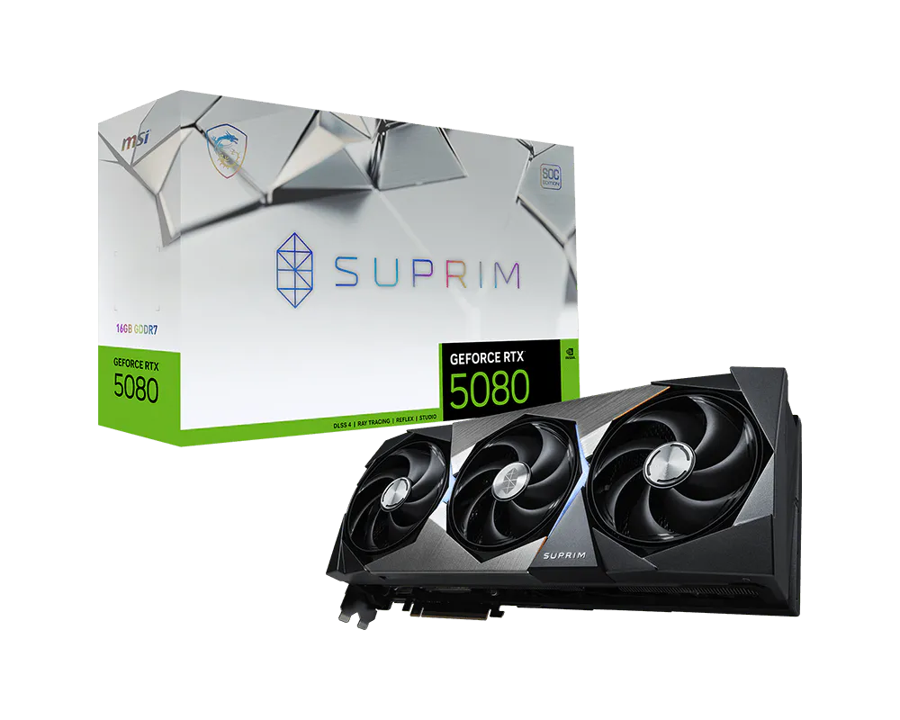 GeForce RTX™ 5080 16G SUPRIM SOC