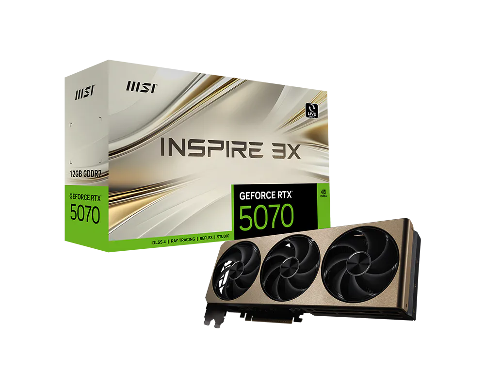 GeForce RTX™ 5070 12G INSPIRE 3X