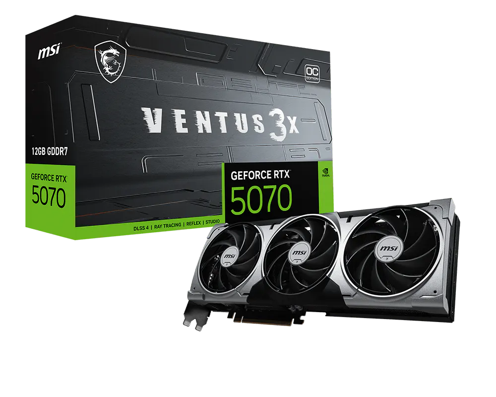 GeForce RTX™ 5070 12G VENTUS 3X OC