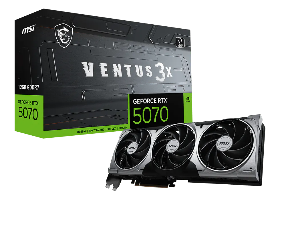 GeForce RTX™ 5070 12G VENTUS 3X