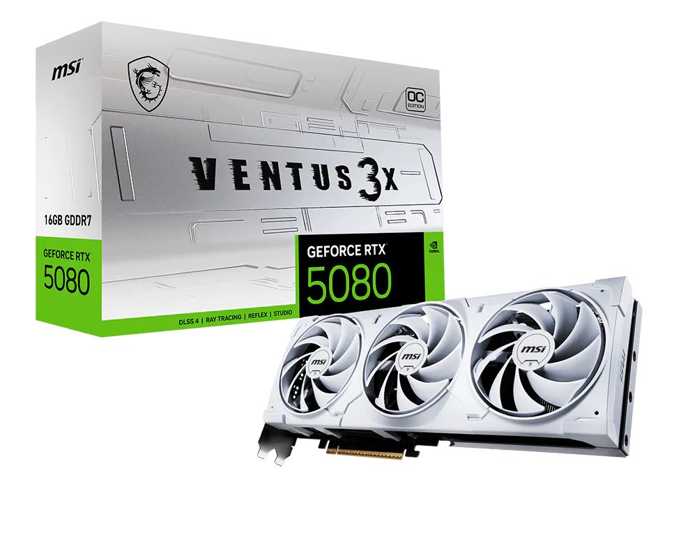 GeForce RTX™ 5080 16G VENTUS 3X OC WHITE