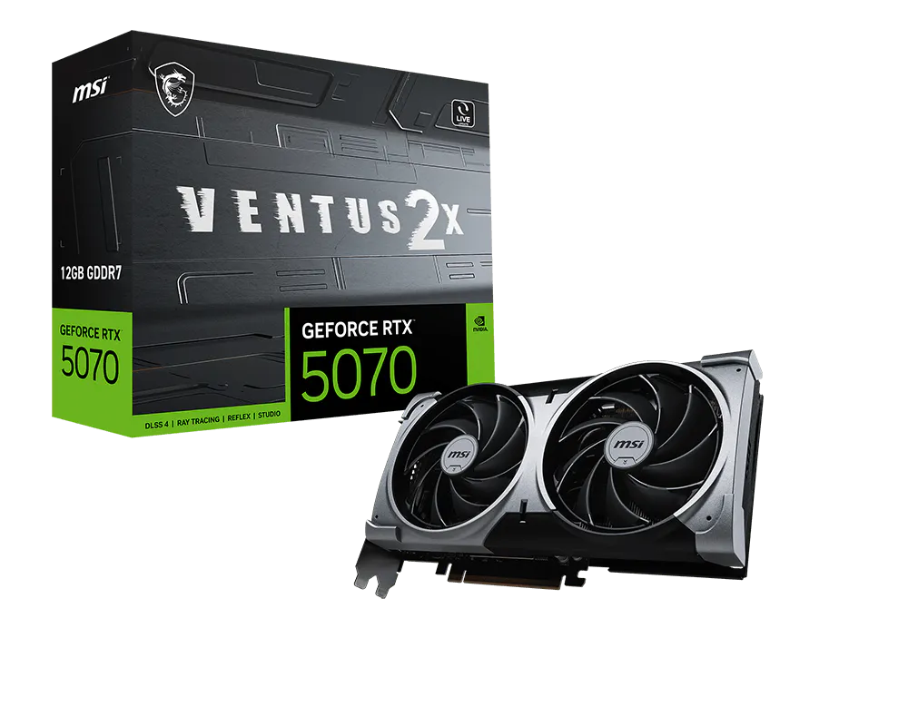 GeForce RTX™ 5070 12G VENTUS 2X