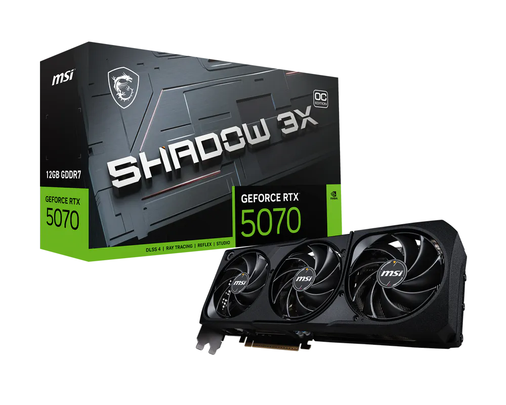 GeForce RTX™ 5070 12G SHADOW 3X OC