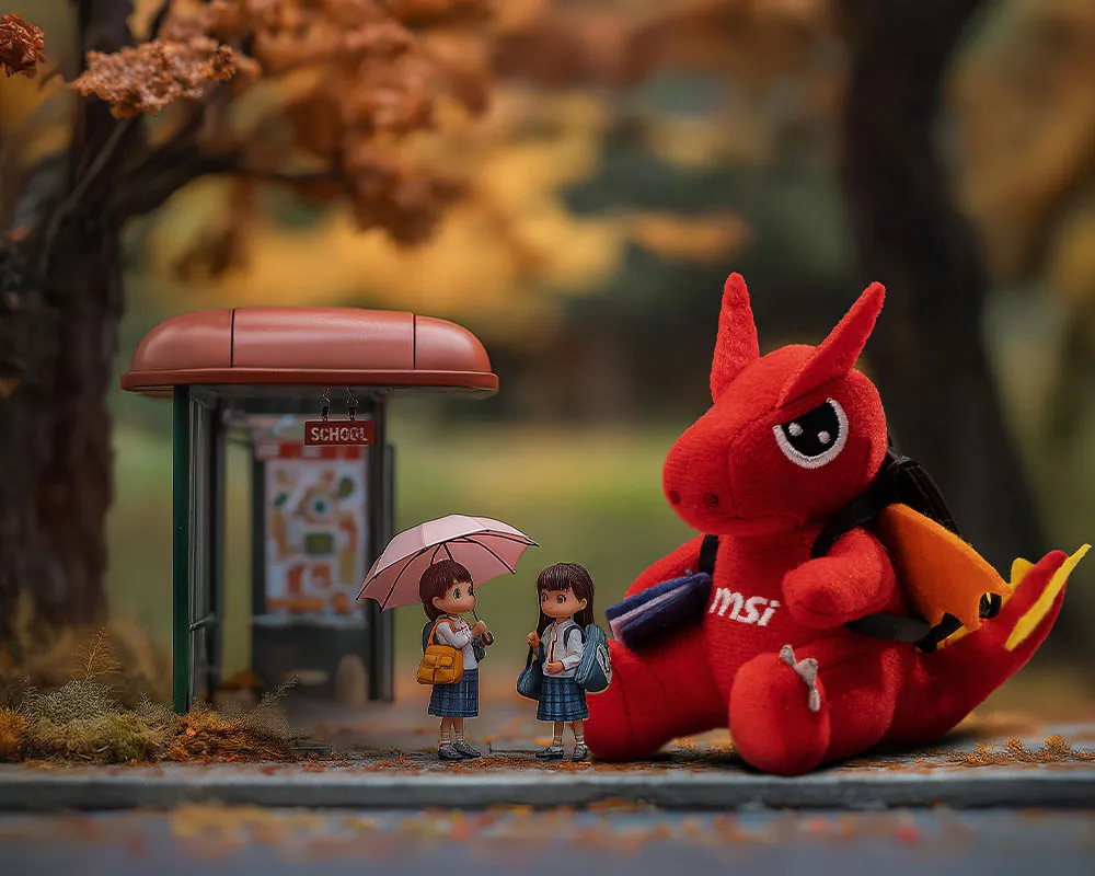 Lucky布偶鑰匙圈-開學季