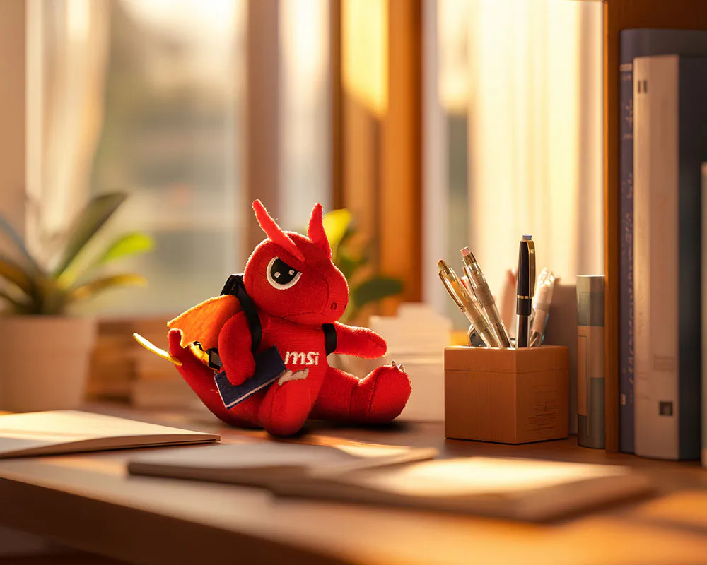 Lucky布偶鑰匙圈-開學季