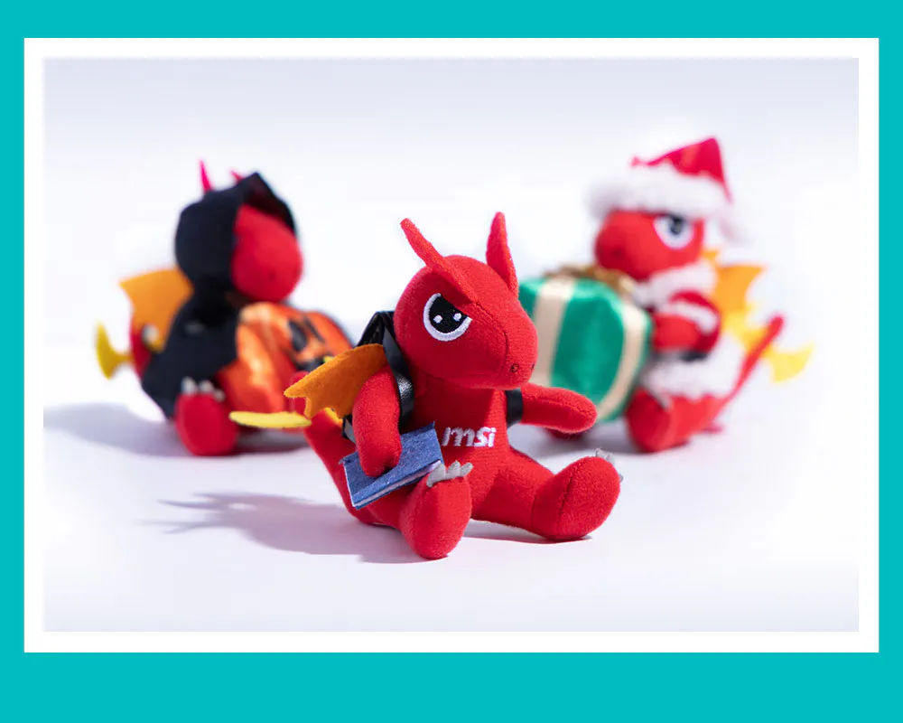 Lucky布偶鑰匙圈-開學季