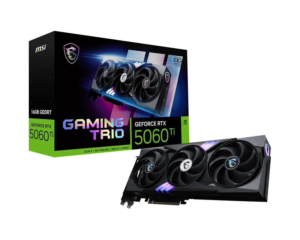 GeForce RTX™ 5060 Ti 16G GAMING TRIO OC