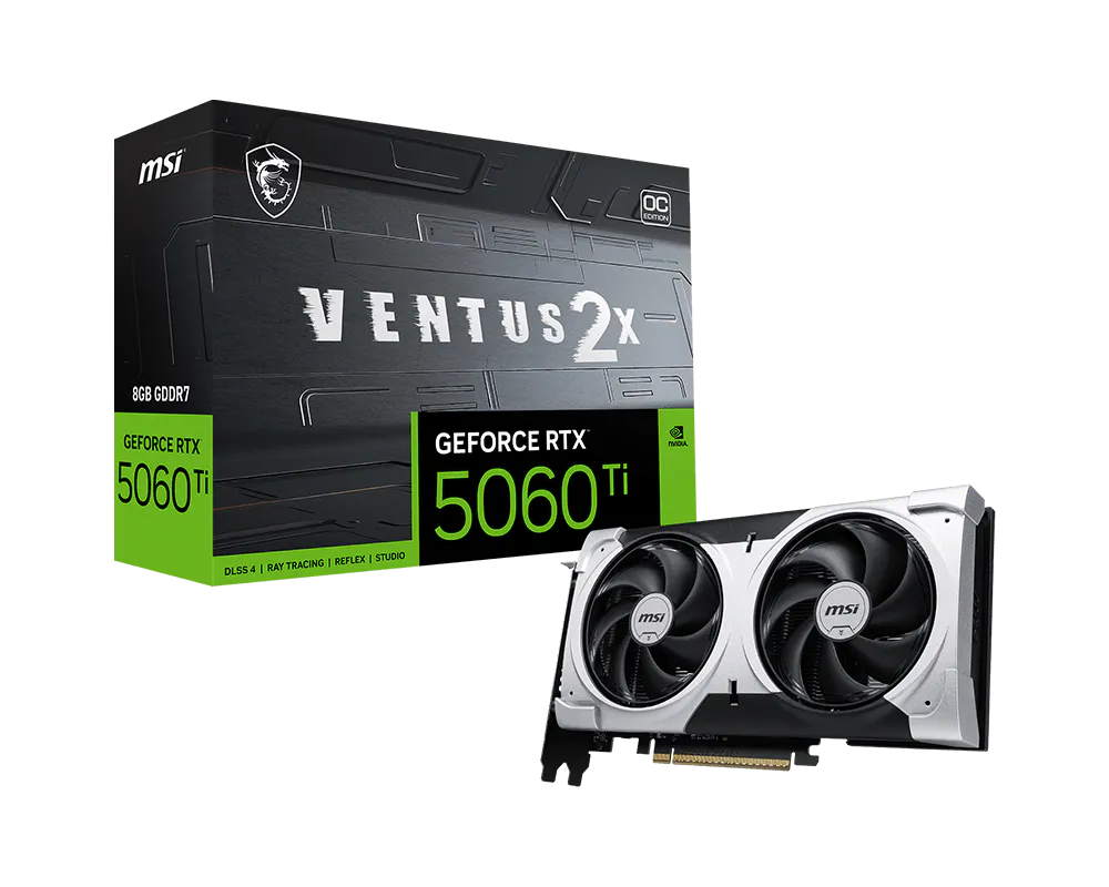 GeForce RTX™ 5060 Ti 8G VENTUS 2X OC PLUS
