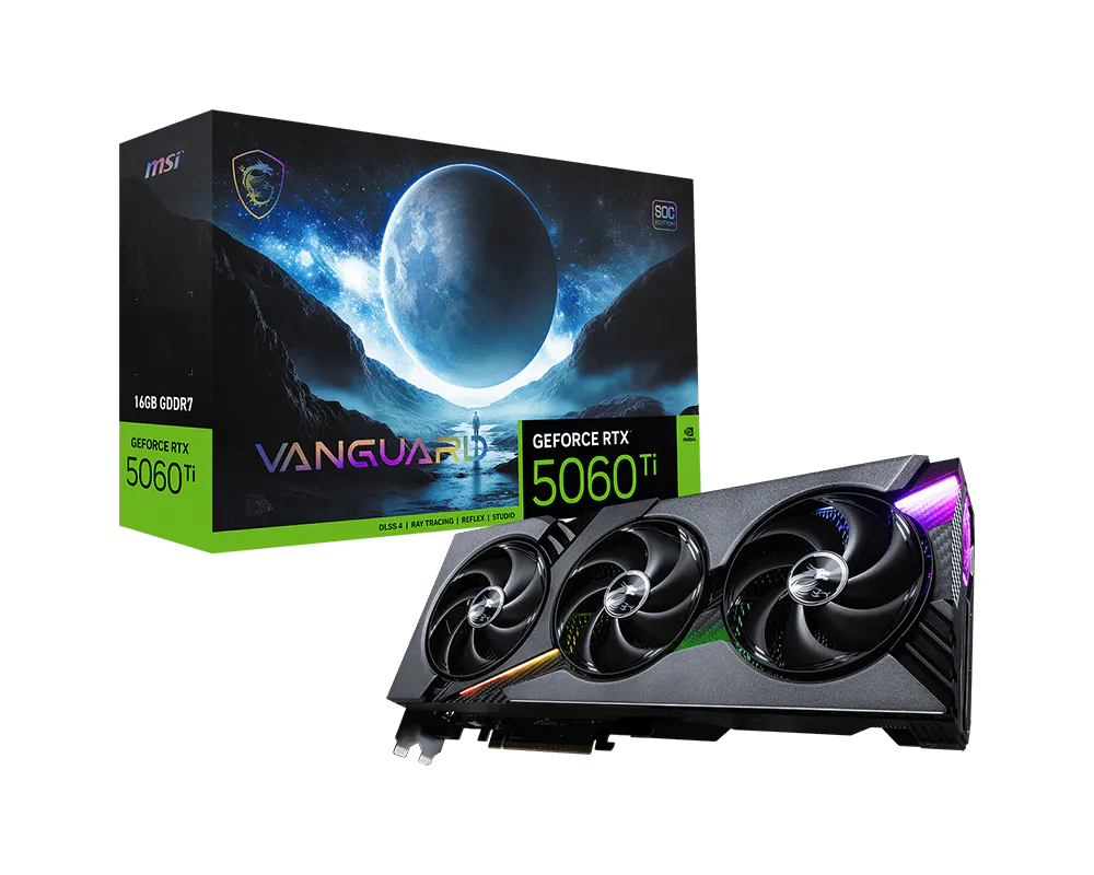 GeForce RTX™ 5060 Ti 16G VANGUARD SOC