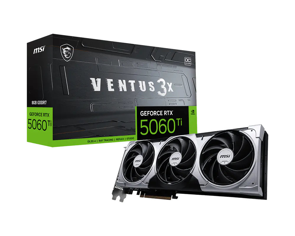 GeForce RTX™ 5060 Ti 8G VENTUS 3X OC