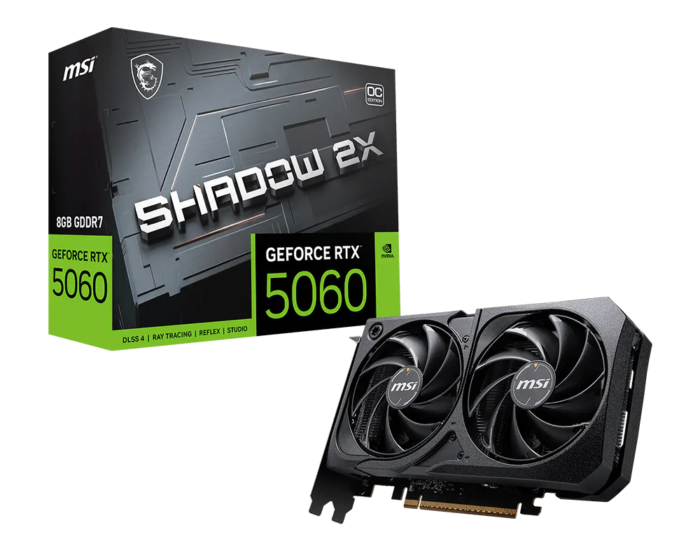 GeForce RTX™ 5060 8G SHADOW 2X OC