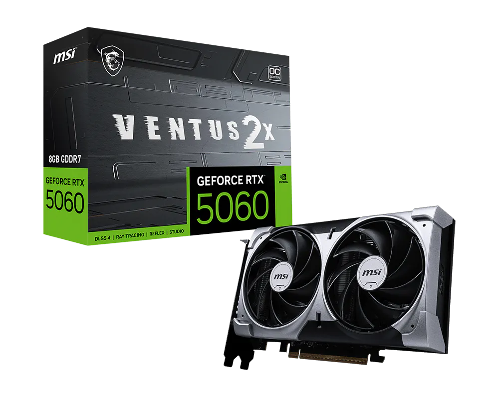 GeForce RTX™ 5060 8G VENTUS 2X OC