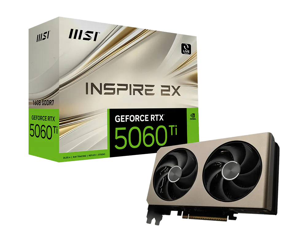 GeForce RTX™ 5060 Ti 16G INSPIRE 2X