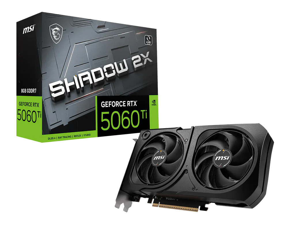 GeForce RTX™ 5060 Ti 8G SHADOW 2X PLUS