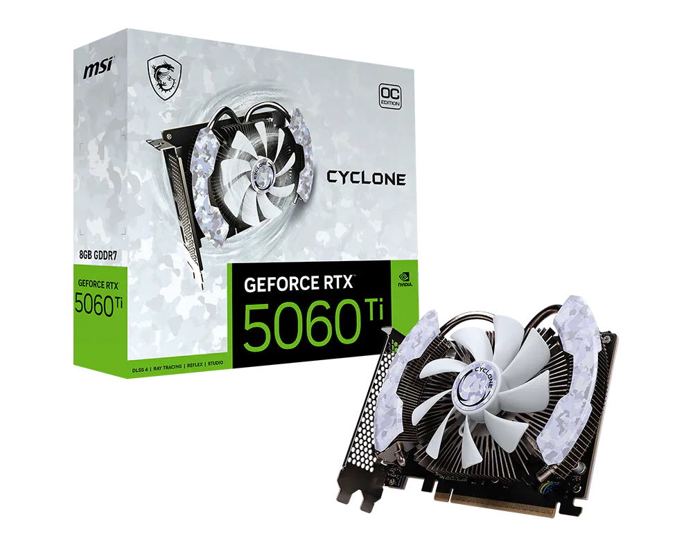 GeForce RTX™ 5060 Ti 8G CYCLONE OC