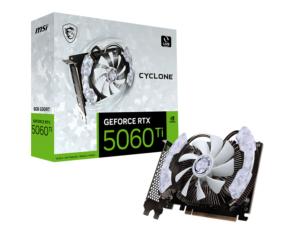 GeForce RTX™ 5060 Ti 8G CYCLONE