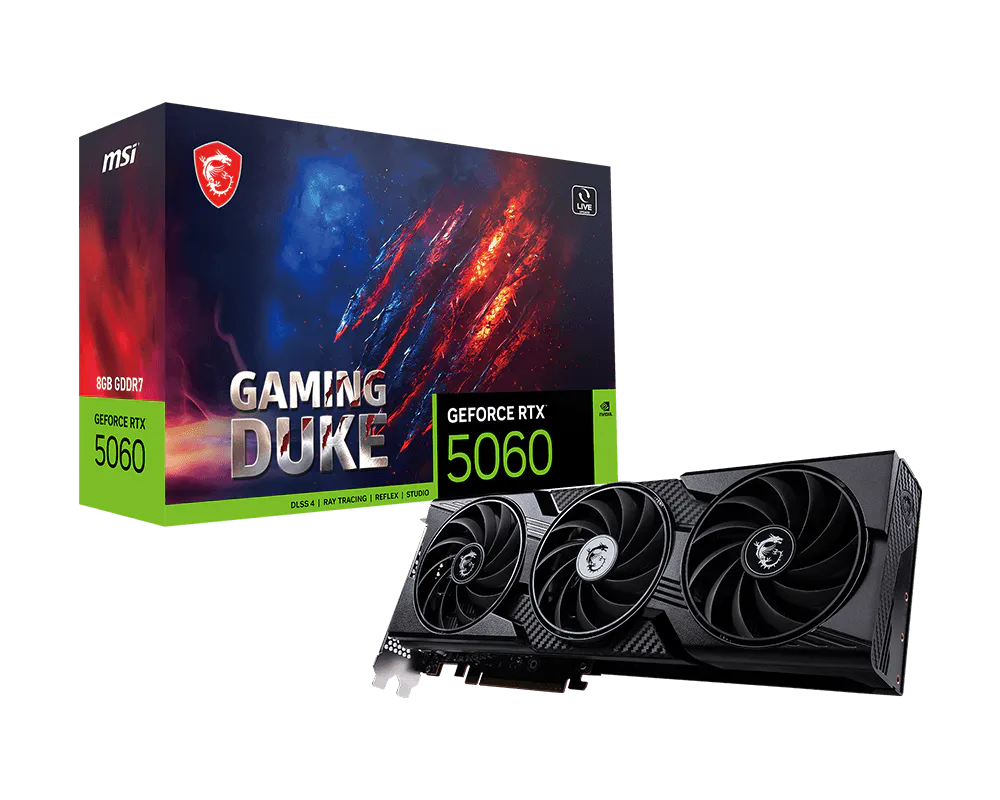 GeForce RTX™ 5060 8G GAMING DUKE 3X