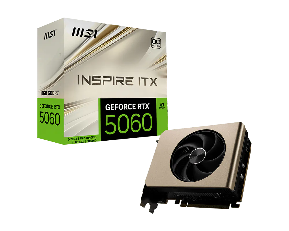 GeForce RTX™ 5060 8G INSPIRE ITX OC