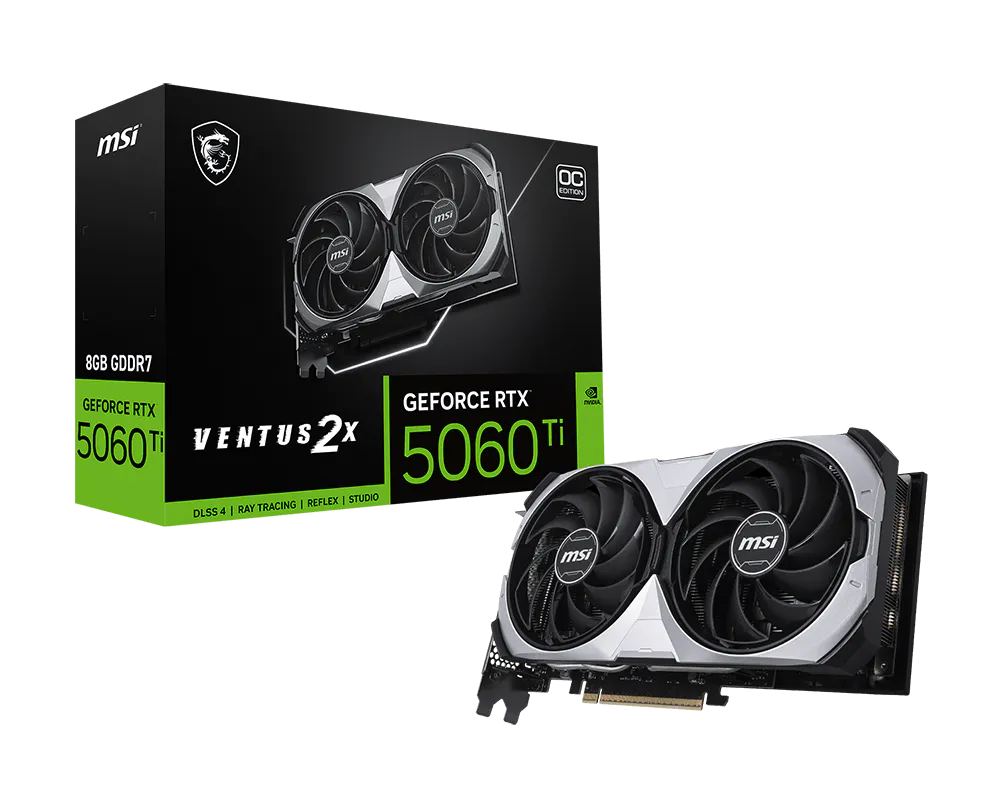 GeForce RTX™ 5060 Ti 8G VENTUS 2X OC CLASSIC