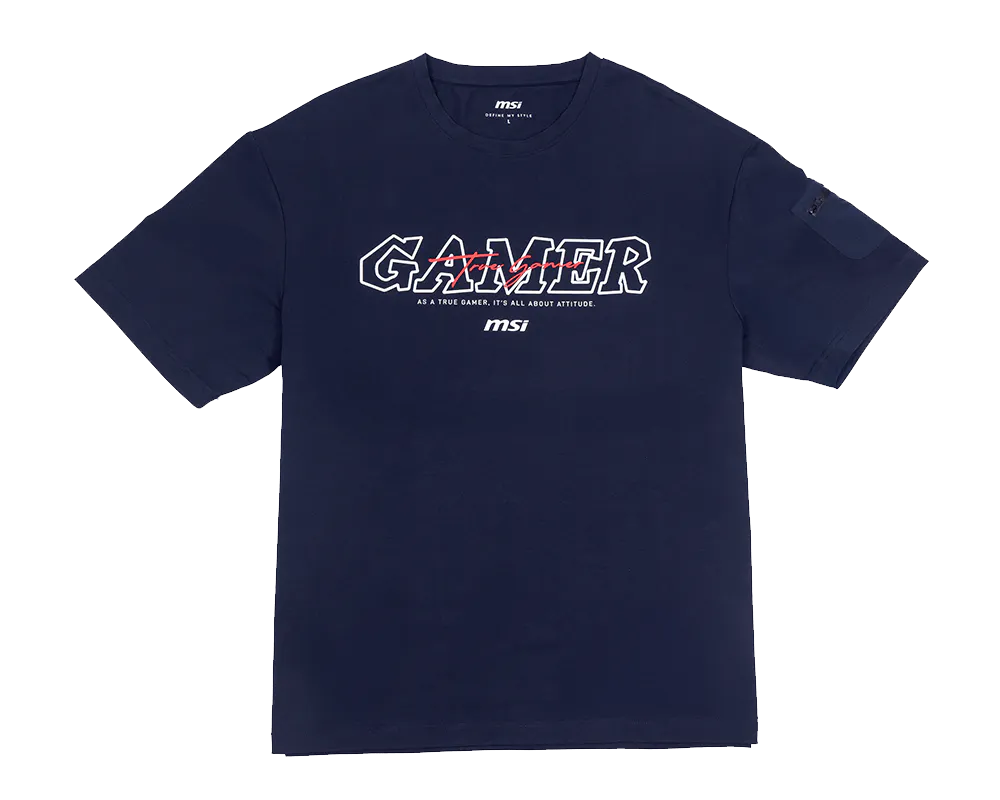 Gamer Series Cooling T-shirt - Navy Blue