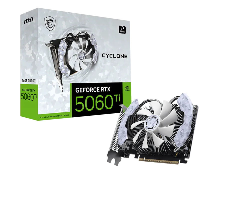 GeForce RTX™ 5060 Ti 16G CYCLONE
