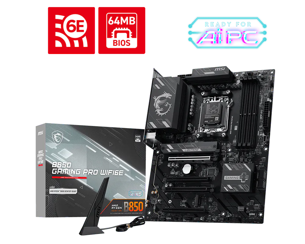 B850 GAMING PRO WIFI6E