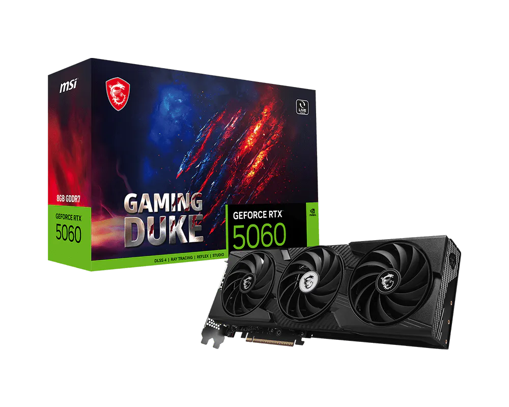 GeForce RTX™ 5060 8G GAMING DUKE 3X PLUS