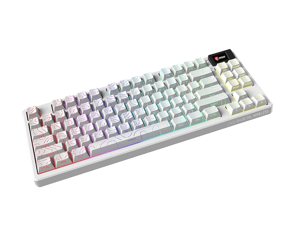FORGE GK600 TKL WIRELESS TOPO WHITE