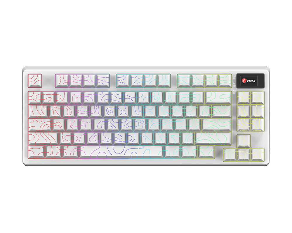 FORGE GK600 TKL WIRELESS TOPO WHITE