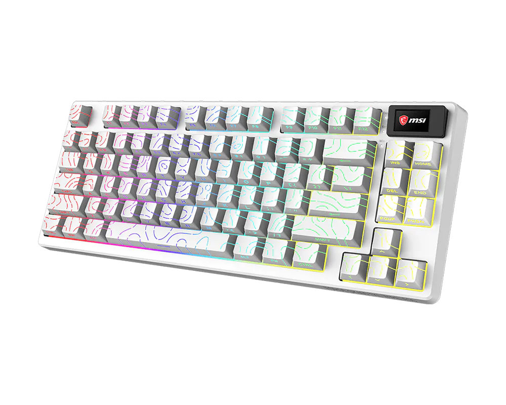 FORGE GK600 TKL WIRELESS TOPO WHITE