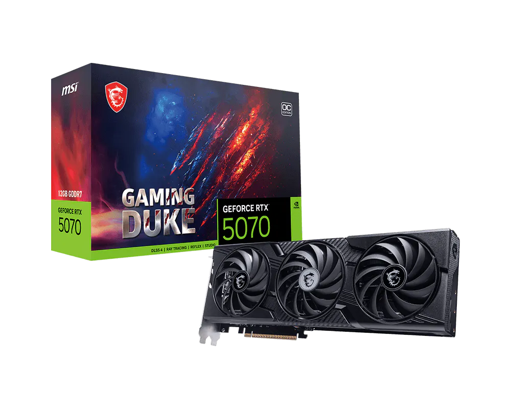 GeForce RTX™ 5070 12G GAMING DUKE 3X OC PLUS