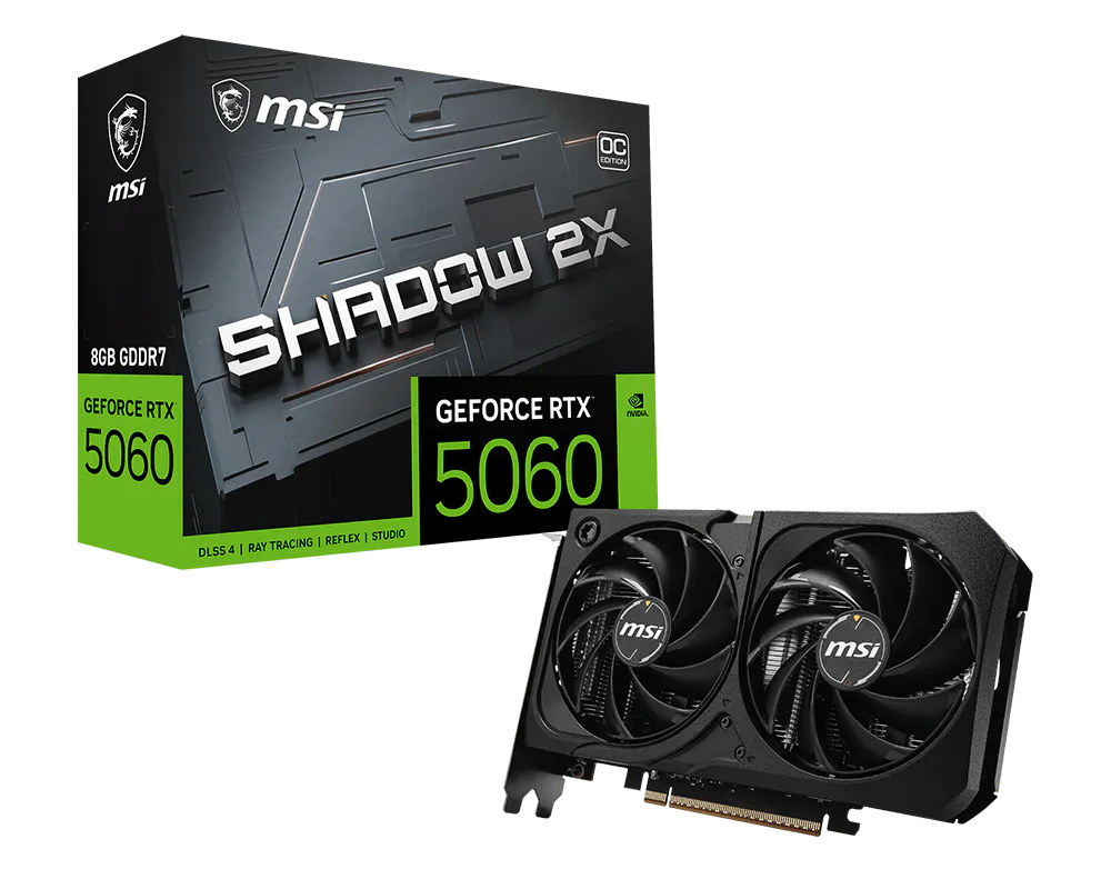 GeForce RTX™ 5060 8G SHADOW 2X OC MAX