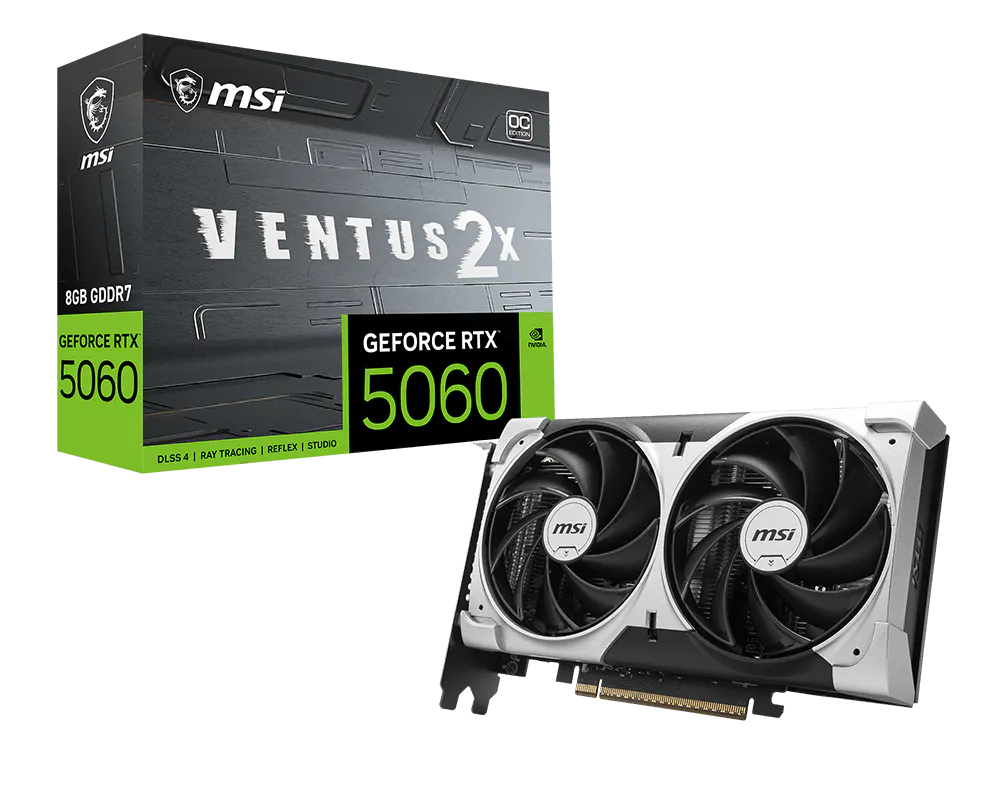 GeForce RTX™ 5060 8G VENTUS 2X OC MAX