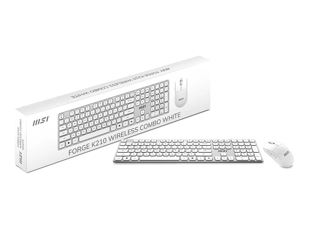 FORGE K210 WIRELESS COMBO WHITE