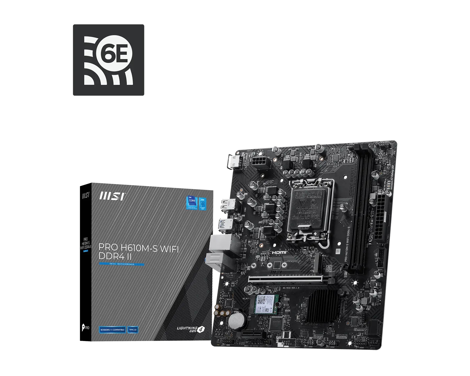 PRO H610M-S WIFI DDR4 II