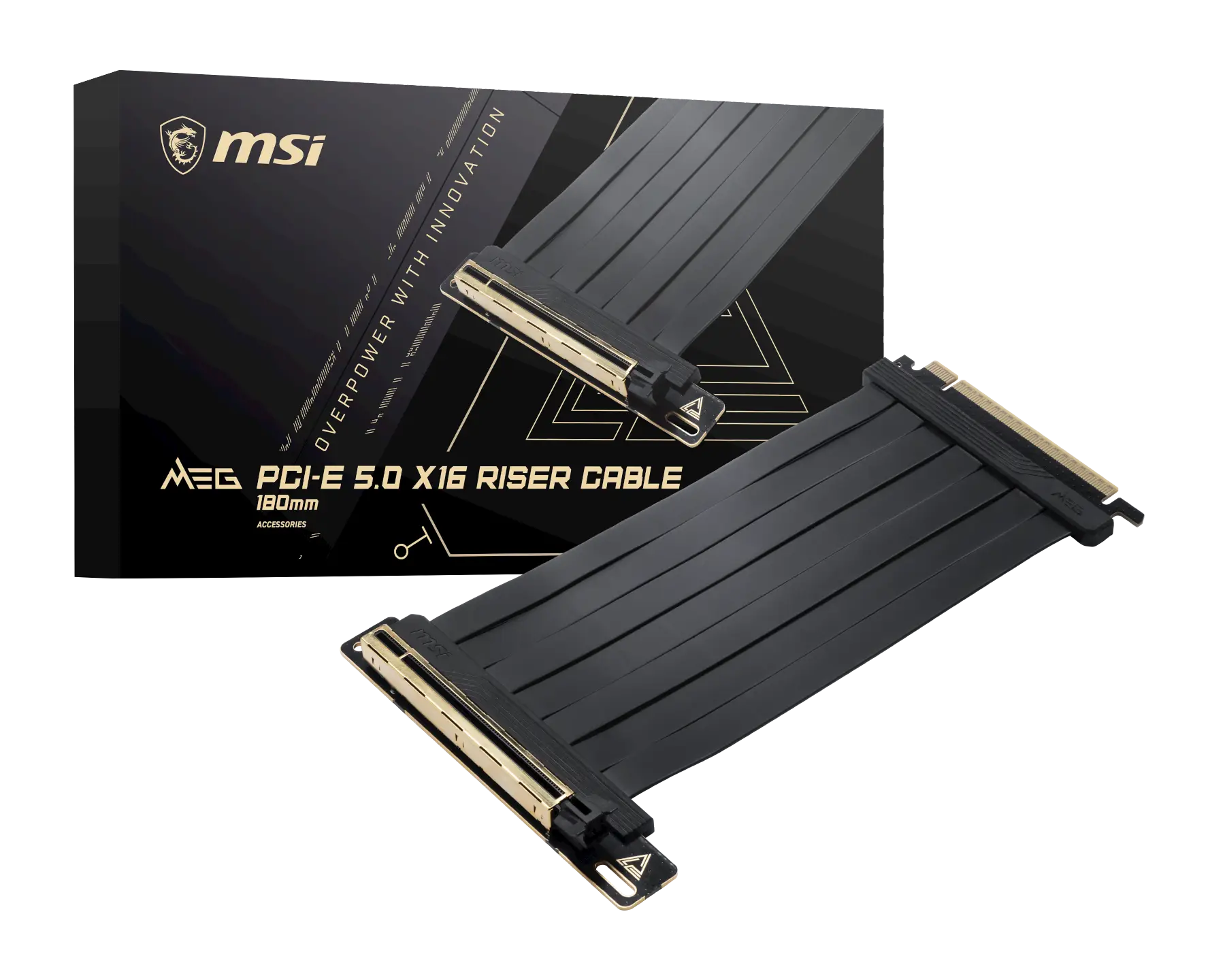 MEG PCI-E 5.0 X16 RISER CABLE 180mm