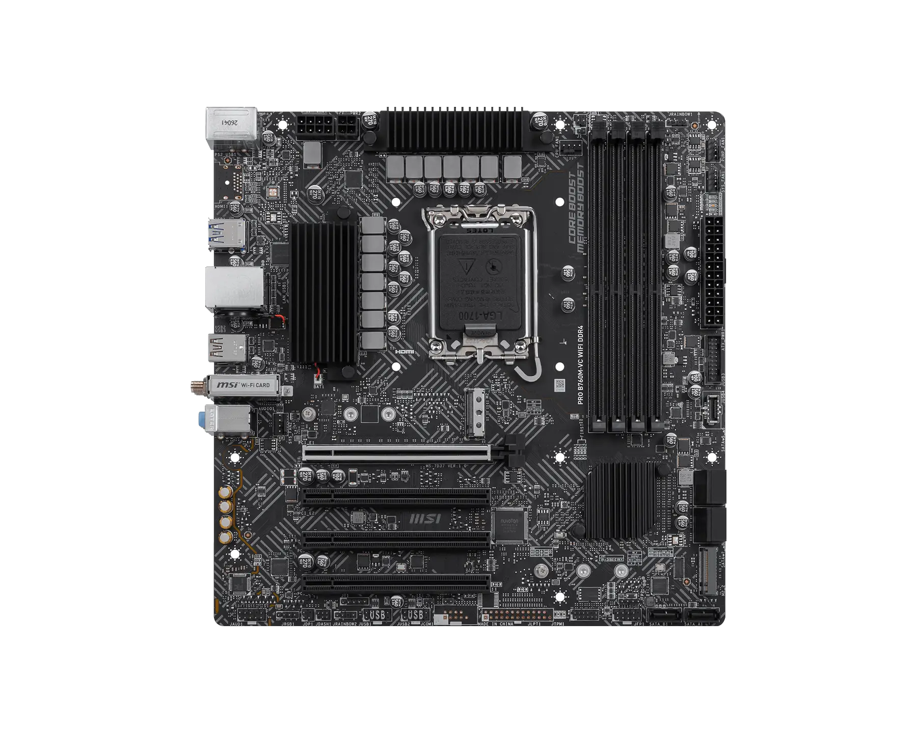 PRO B760M-VC WIFI DDR4