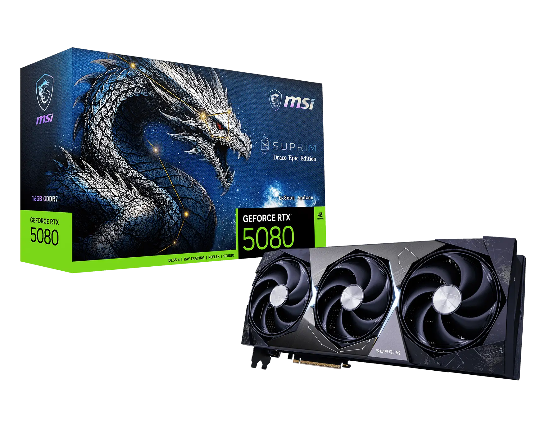GeForce RTX™ 5080 16G SUPRIM DRACO EPIC EDITION