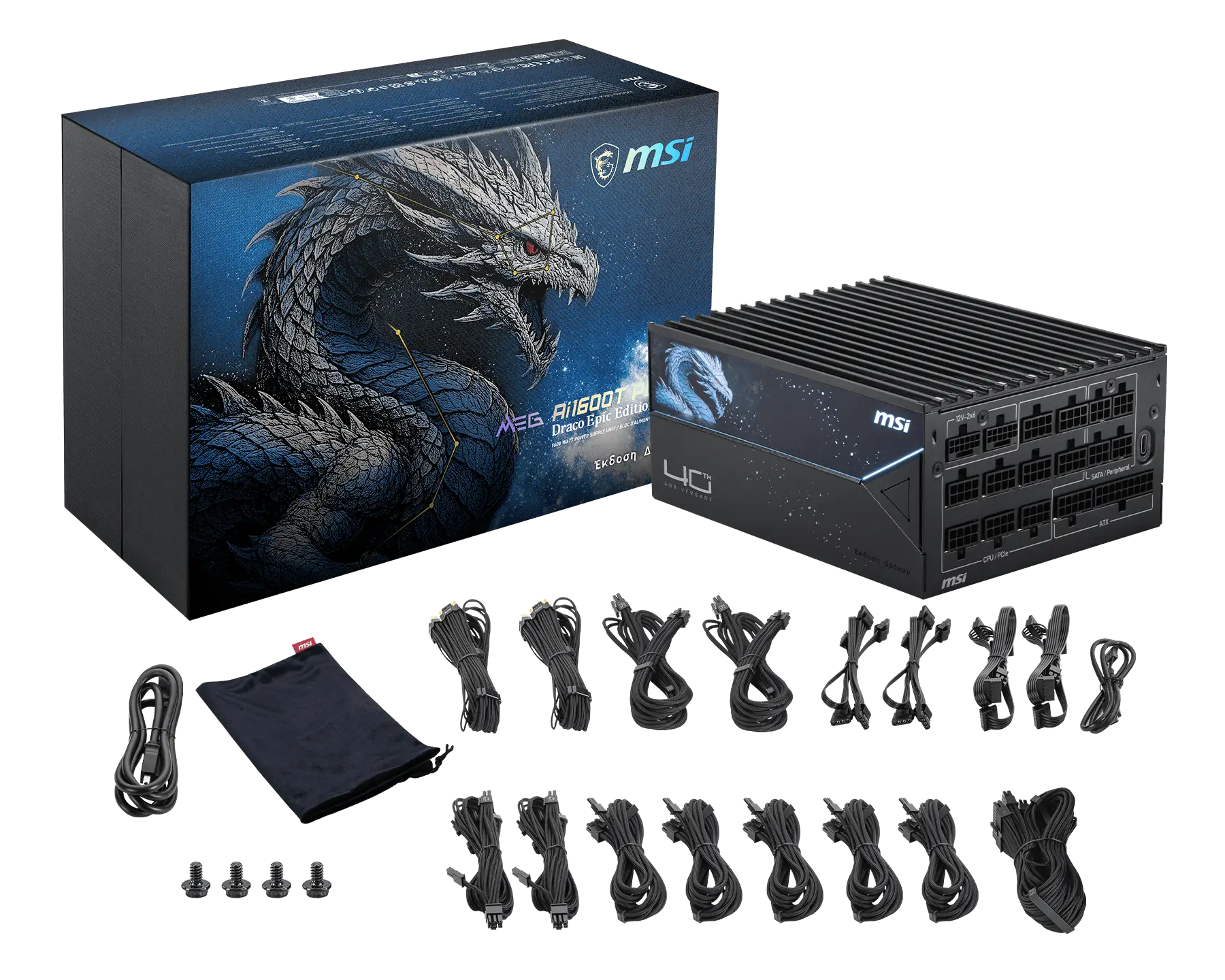 MEG Ai1600T PCIE5 DRACO EPIC EDITION