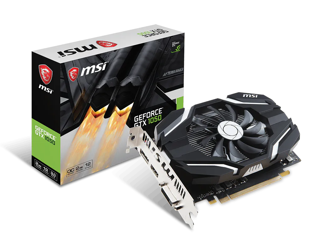 Specification GeForce GTX 1050 2G OCV1 | MSI Global - The Leading