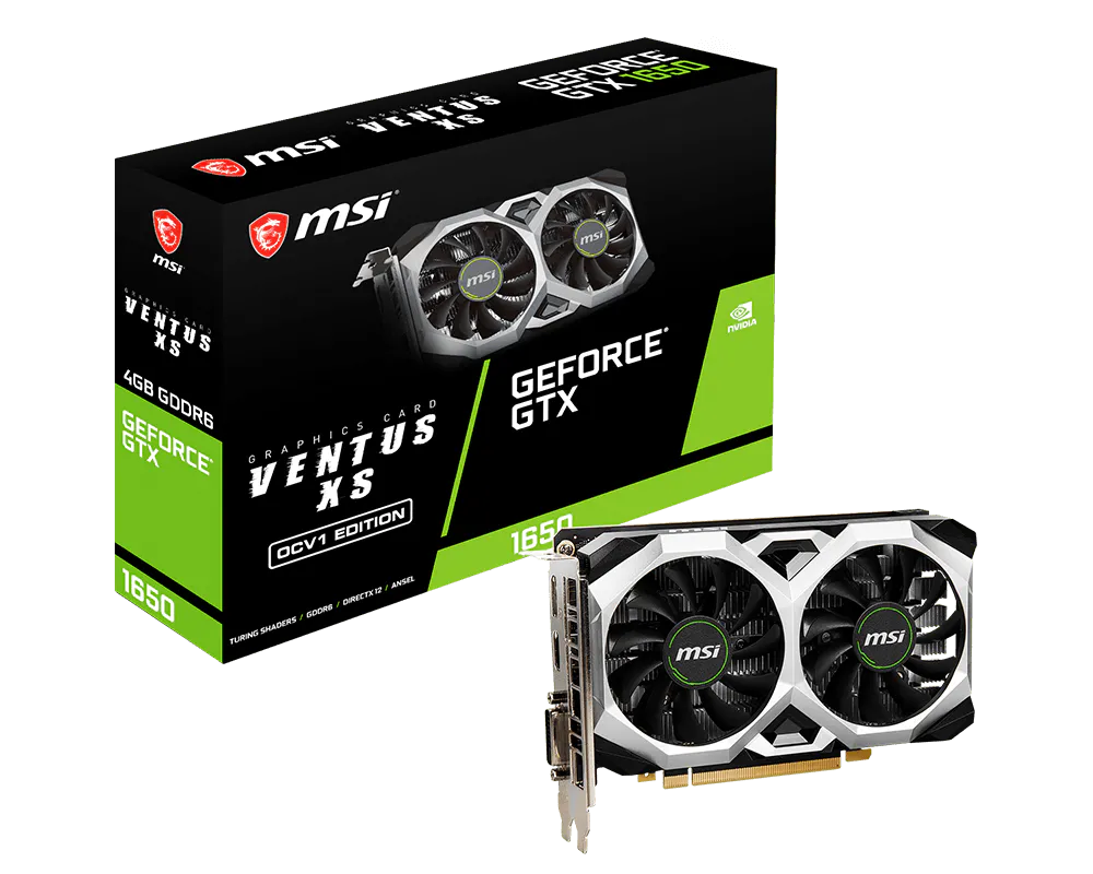 GeForce GTX 1650 D6 VENTUS XS OCV1