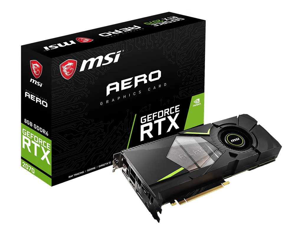 Specification GeForce RTX 2070 AERO 8G | MSI Global - The Leading