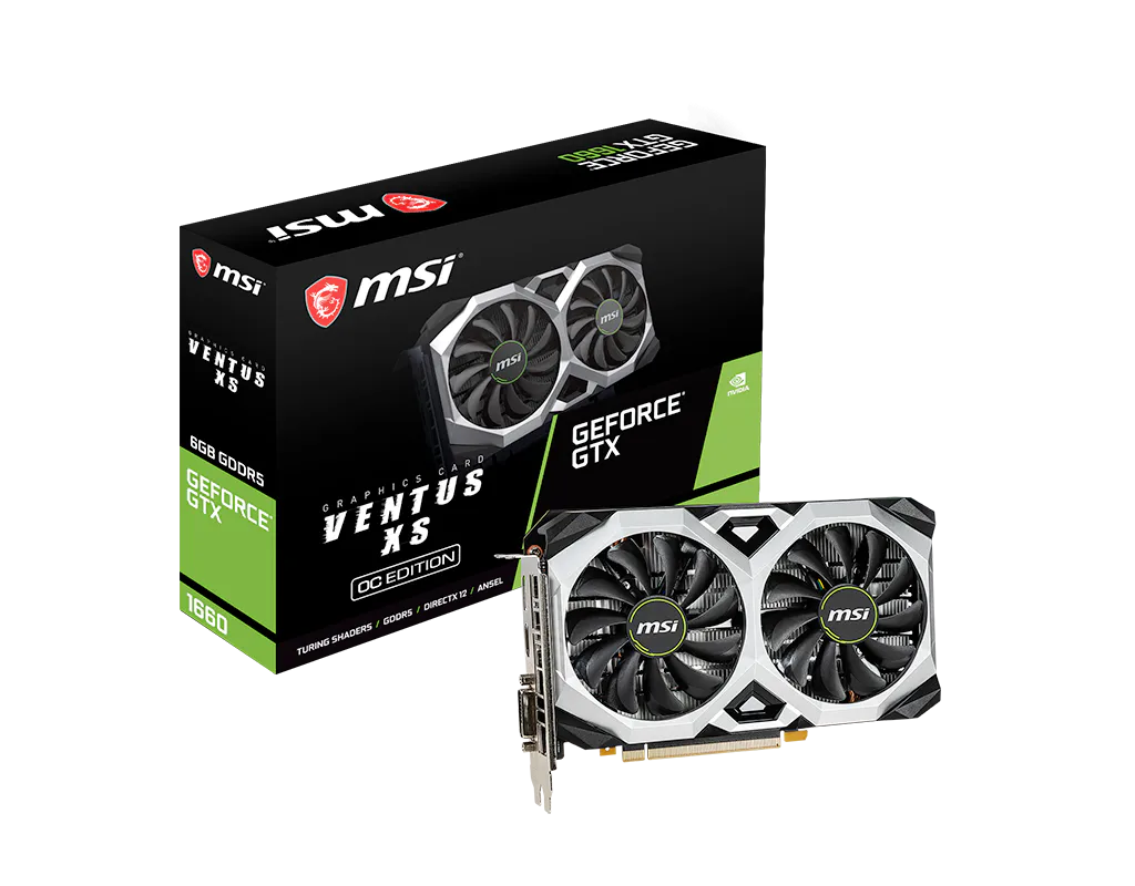 GeForce GTX 1660 VENTUS XS 6G OCV1
