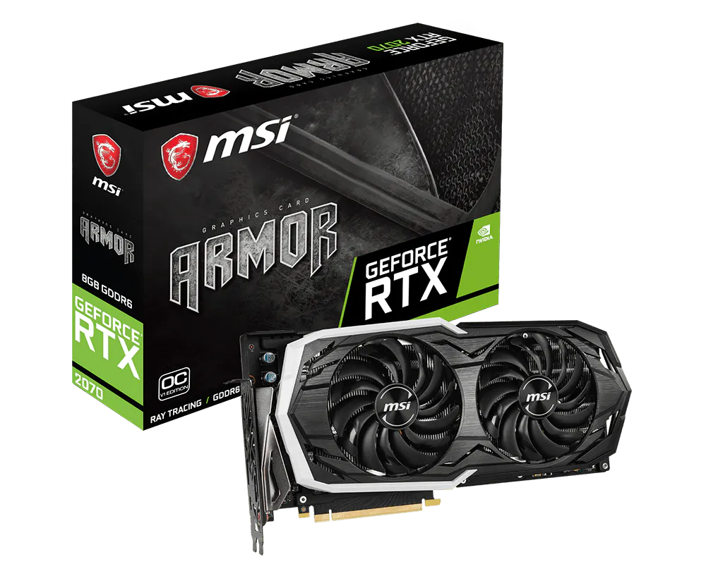 Specification GeForce RTX 2070 ARMOR 8G OCV1 | MSI Global - The