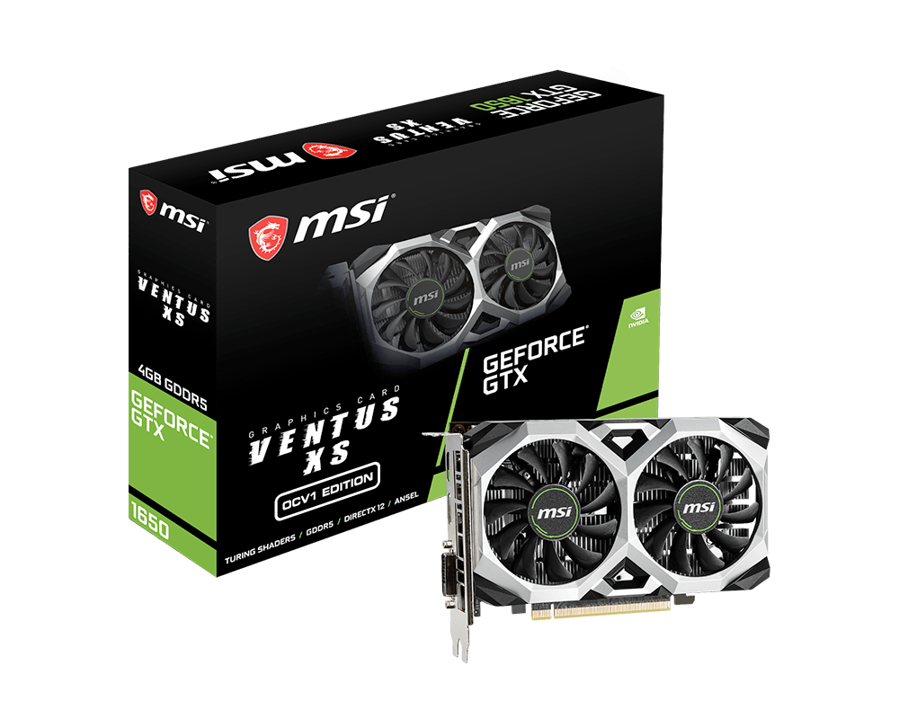 geforce gtx 1650 ventus xs 4g ocv1