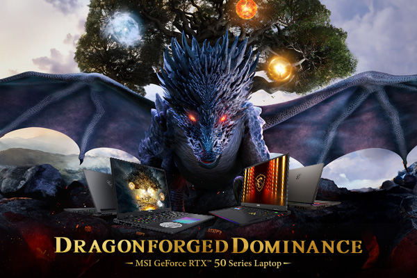 Dragonforged Dominance - MSI GeForce RTX™ 50 Series Gaming Laptop