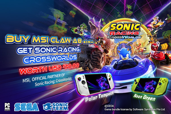 MSI x Sonic Racing CrossWorlds